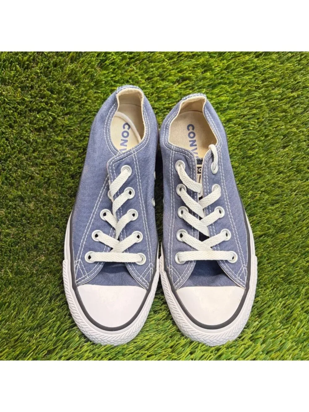 Converse Chuck Taylor All Star Low Womens Size 5 Blue Athletic Shoes Sneakers